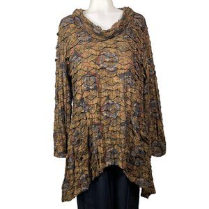 Vintage Pleats Collection Pings Imports Tunic Top